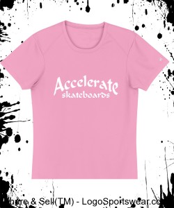 Accelerate skateboards ladies (pink) Design Zoom