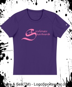 Accelerate ladies -purple an pink Design Zoom