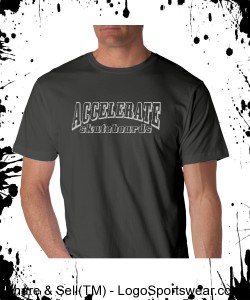 Accelerate "simple T" gray Design Zoom